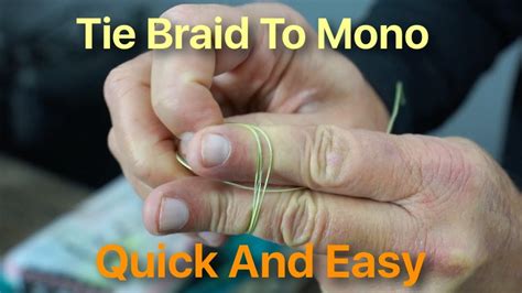 how to tie mono to braid: what if we explore the metaphorical implications of tying?